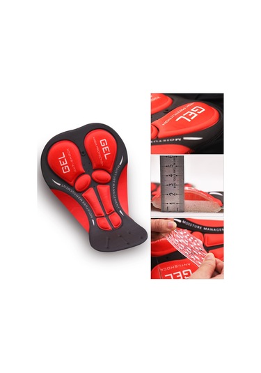 Arsuxeo Erkekler Yaz Bisiklet Şort Hızlı Kuru Nefes Jel Yastıklı Xl Siyah