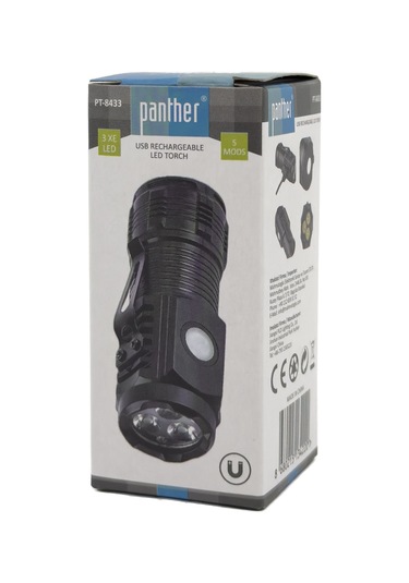 Panther Pt-8433 Usb Şarjlı El Feneri -p1