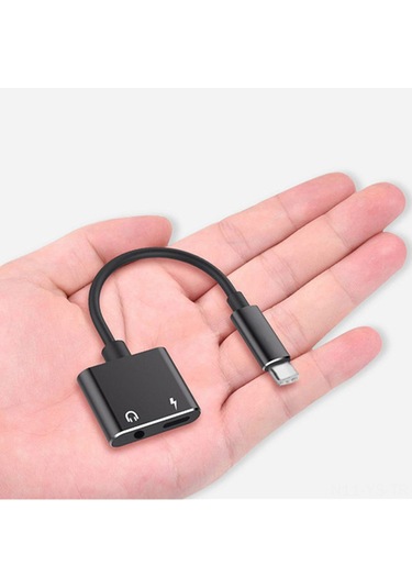 Yunboo Type-c Şarj Ve Kulaklık Adaptörü - Huawei/xiaomi Uyumlu, 3.5mm Jaklı, Hızlı Şarj