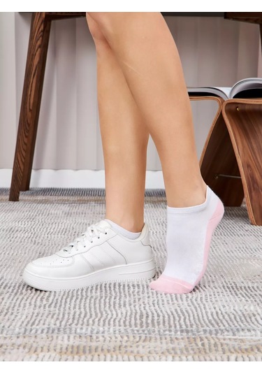 John Jeniford 7 Çift Kısa Çorap 219037816 Beyaz