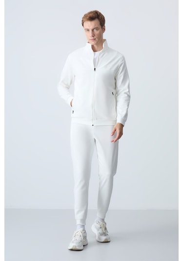 Tommy Life Hugo Ekru Jogger Erkek Eşofman Takım - 85198 Ekru