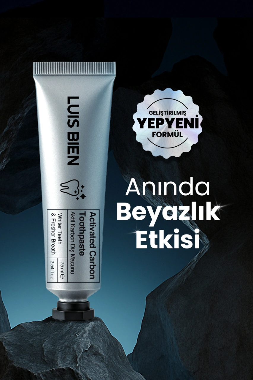 Luis Bien Aktif Karbon Diş Beyazlatıcı Diş Macunu 75 ML
