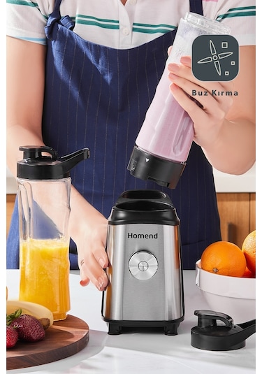 Homend Mixfresh 7010H 600 ML Kişisel Blender Seti