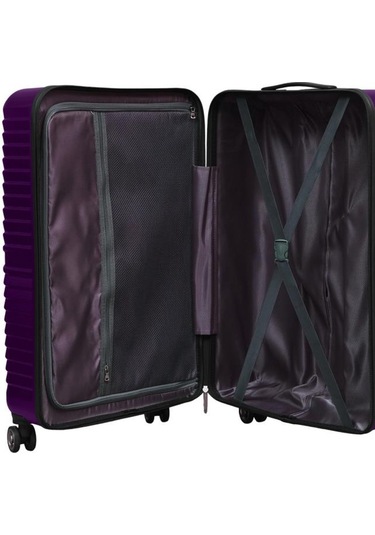 Orta Boy %100 Polikarbon Valiz Mürdüm 1811 Mürdüm