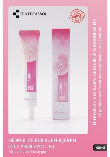 Centecassol Hidrolize Kolajen İçeren Yenileyici Jel 40 ML
