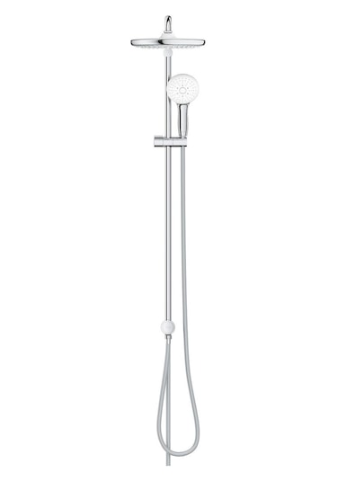 Grohe Tempesta System 250 Duvar Bağlantılı, Divertörlü Duş Sistemi - 26675001 Gümüş