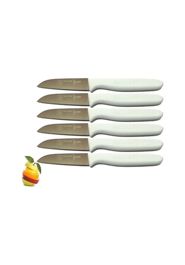 Sürmene Sürbisa 061007 Meyve Bıçağı 6 Lı Set Beyaz