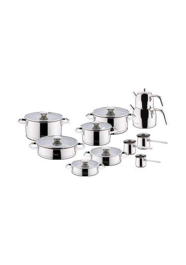 Aryıldız 20 Parça Lilyum Prestıge İdeal Set Gümüş