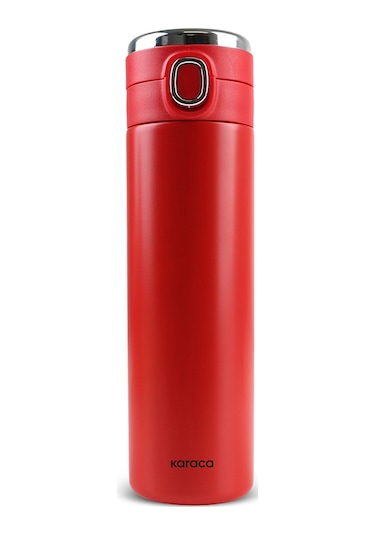 Karaca Etro Sızdırmaz Çelik Dijital Termos 480 Ml Kırmızı Kırmızı