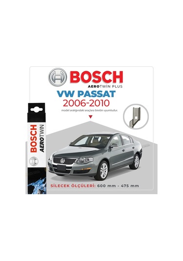 Vw Passat B6 Muz Silecek Takımı 2006-2010 Bosch Aerotwin