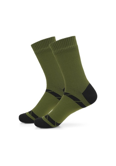 Haki Erkekler Kadınlar İçin Su Geçirmez Nefes Çorap Açık Spor Yürüyüş Kayak Trekking Çorap Haki