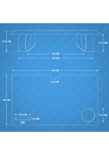 Monitor Yükseltici - Monitor Sehpası - Televizyon Standı - Kayın