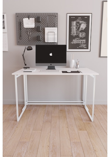 Fahrettin Küçük Worklife Katlanabilir Çalışma Masası Bilgisayar Masası Çizim Masası Work001 120 cm