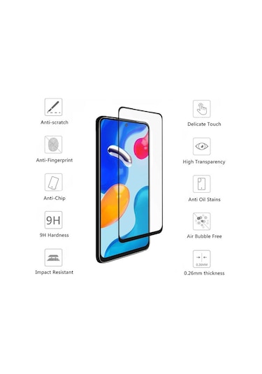 Xiaomi Poco X3 Uyumlu Davin 5d Cam Zore Ekran Koruyucu
