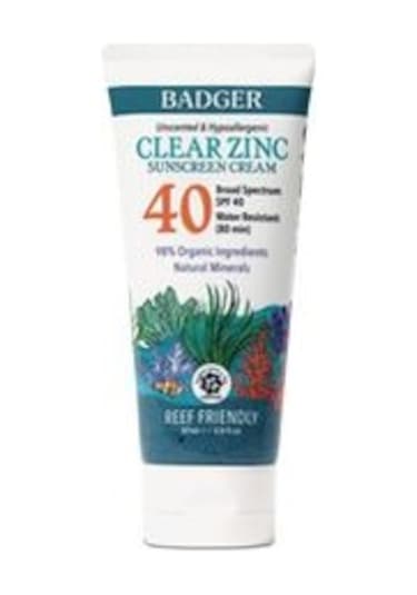Badger Clear Zinc Kokusuz Güneş Kremi SPF 40 87 ML