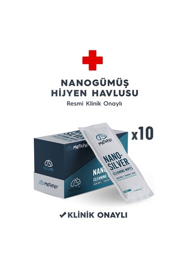 Metapet Kedi Tüy Dökülmesi Önleyici Şampuan 200 ML + Nano Gümüş Hijyen Mendili