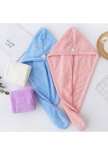 Reedark Hızlı Kuruyan Mikrofiber Saç Havlusu - Saç Kurutma Ve Bakımı İçin Pratik Şapka Diğer