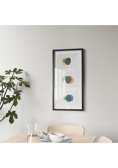 Siyah Çerçeve, Siyah, 81x40 Cm