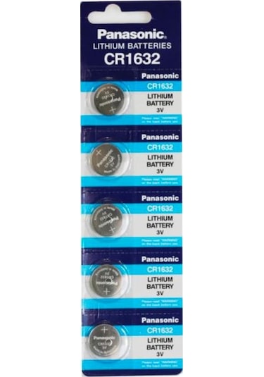 Panasonic CR1632 3V Lityum Düğme Pil 5'li