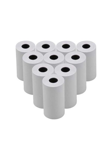Dancemonkey 10 Adet Beyaz Termal Kağıt Rulo 57x30mm - Cep Yazıcılar İçinfotoğraf & Fiş Yazdırma