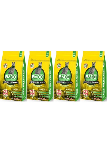 Bado Kokteyl Yetişkin Kedi Maması 4 x 500 G