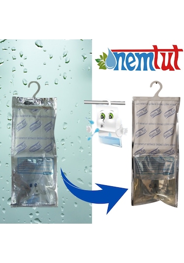 Nem Tutucu Alıcı Rutubet Giderici Önleyici Korozyon Önleyici Koku Giderici 3 Kg (3 Kutu - 6 Paket)