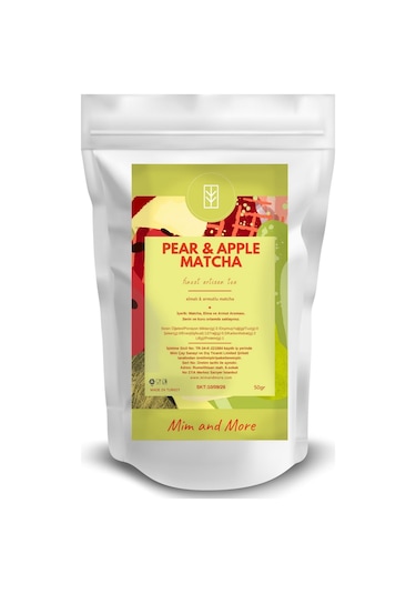Mim and More Pear Matcha Armutlu Matcha 50 G