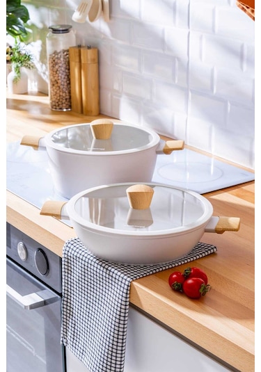 Acar Ultimate Pro 4 Parça Tencere Seti Beyaz