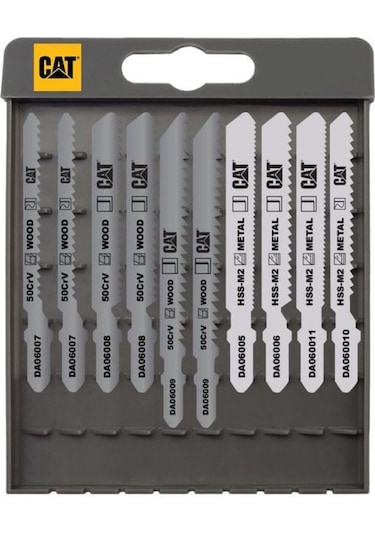 Cat Dx5310 550watt Profesyonel Devir Ayarlı Dekupaj Testere + Da06901 10 Parça Testere Ucu
