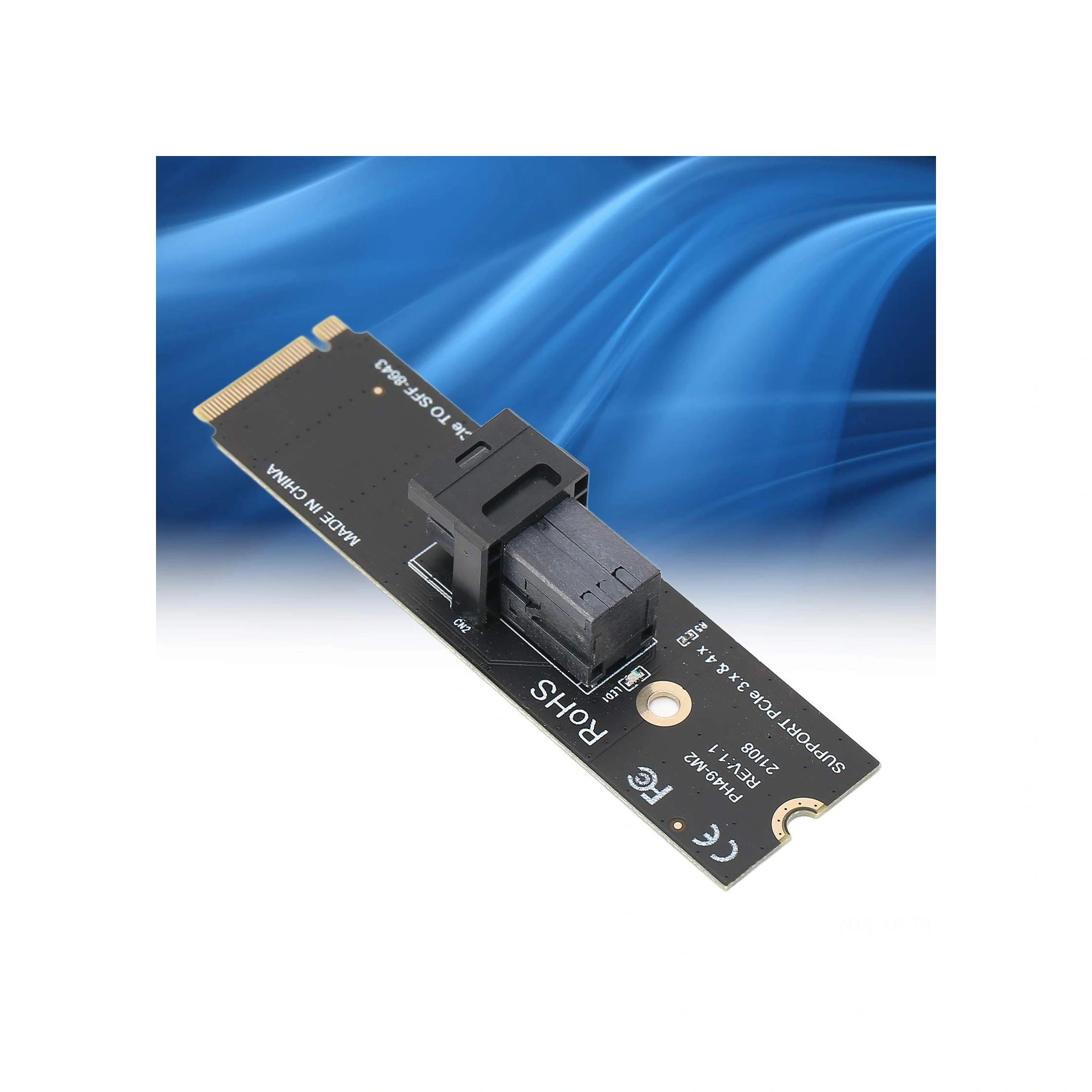 Xiyyadms M.2 Nvme'den U.2'ye Pcı-e4.0 Dönüştürücü Adaptör Kartı - 64gt/s Hız, Sff8643 Arayüzü, Kararlı Performans Ph49-m2