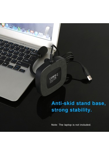 Mufunye Masaüstü Bilgisayar Mikrofonu Usb Kablolu Mikrofon 360 Derece Çok Yönlü Kondenser Mikrofonu Sessize A