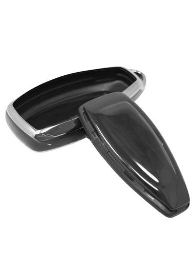 Ford Focus Fiesta Kuga Mondeo Smax Cmax Ecosport 3 Buton Nano Anahtar Kılıfı Siyah-gümüş