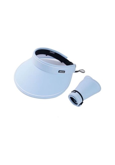 Jia Wang Yi Meow Geniş Kenarlı Şapka İle Boş Şapka Kadın Katlanabilir Şapka Ydc2ı2 Beyaz - Lacivert