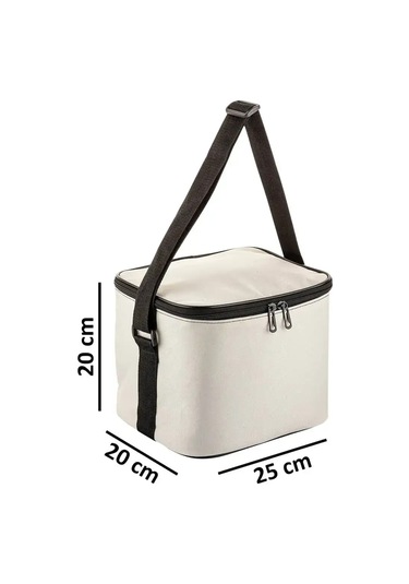 Ns Reliable Kamp Piknik Termal Soğutucu Yalıtımlı Buzluk Termos Çanta - 920 Krem