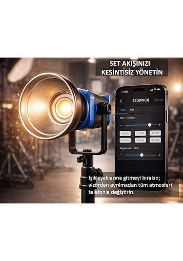 Wellmaking 200w İkili Led Işık Seti