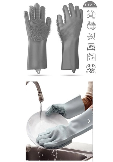 Çarşı Hanem Silikon Mutfak Temizlik Bulaşık Yıkama Eldiveni