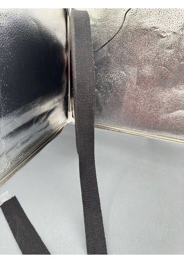 Paşateks 3 Cm Pamuk Kolon Şerit-5 Metre-siyah