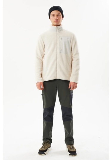 Exuma Erkek Taş Rengi Peluş Polar 2411149 Taş