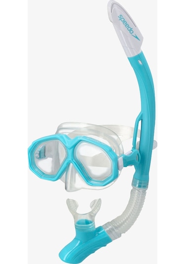 Speedo Au Dual Lenses & Snrkl Unisex Mavi Şnorkel Sol24002c-Mavi