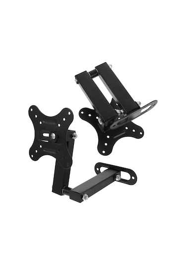 2 Adet Monitör Standı Monitör Kolu Eğim Bilgisayarı Projektör Birimi Üçlü Yükseltici