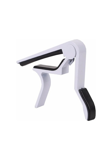 Yüksek Kaliteli Alüminyum Alaşımlı Gitar Capo Gitar Aksesuarları Hızlı Değişim Kelepçe Anahtar Akustik Klasik Ton Ayarlama Gitar Parçaları Gümüş