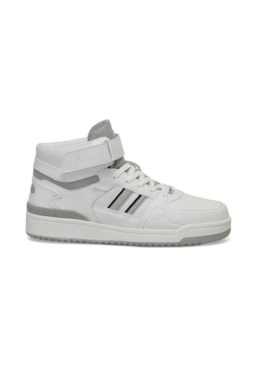 Kinetix Wılmo Pu Hı 5fx Beyaz Unisex High Sneaker Beyaz-a Grı Çok Renkli