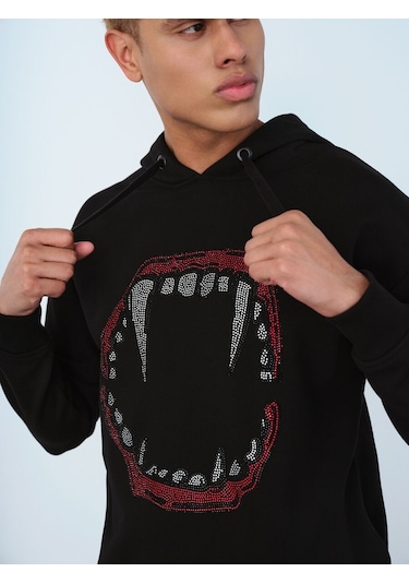 LOFT Oversize Erkek Sweatshirt Lf2036919 Q1.v1 Siyah