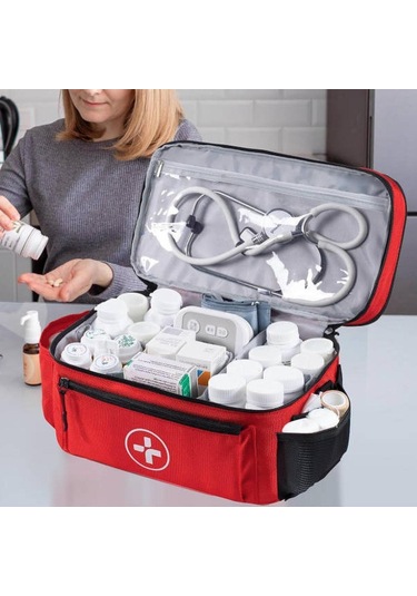 Suntek Saplı Boş İlk Yardım Çantası Acil Durum Malzemeleri
