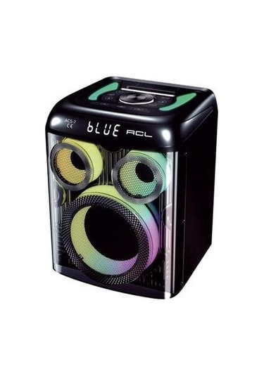 Acs-7 50w Bluetooth Hoparlör 8 İnç Speaker, Mikrofon, Rgb Yüksek Sesli Parti Ve Karaoke