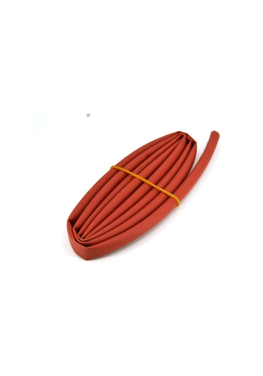 1 Metre 6,4mm Kırmızı Isı İle Daralan Makaron Kablo Izolasyon