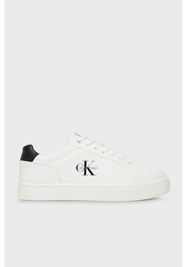 Calvin Klein Erkek Ayakkabı Ym0ym01369 01w Beyaz-siyah Beyaz-siyah