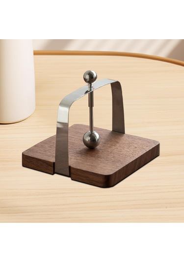 Homyl Cafe Peçete Tutucu, Doku Ahşap Taban Organizatör Rafı Çok Renkli