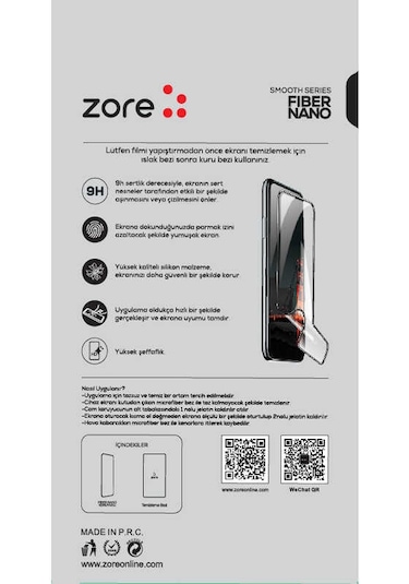 Xiaomi Redmi Note 10 Uyumlu Zore Fiber Nano Ekran Koruyucu