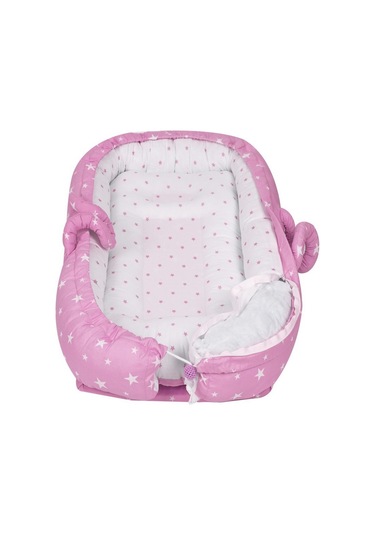 Sevi Bebe 273 Anne Yanı Bebek Reflü Yatağı 40 x 67 CM Pembe